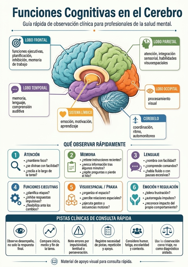 Funciones Cognitivas en el Cerebro